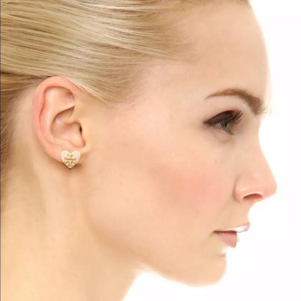🎀SALE🎀 NEW Tory Burch Heart Tilsim Earring - Picture 8 of 12